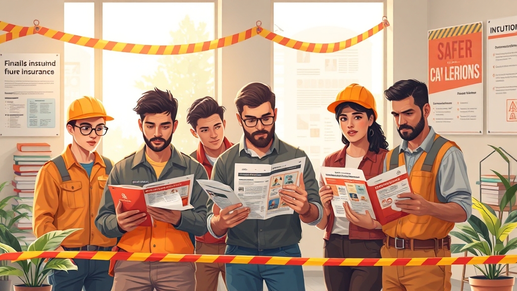 일용직 4대 보험, 꼼꼼히 이해하기 (illustration 스타일)