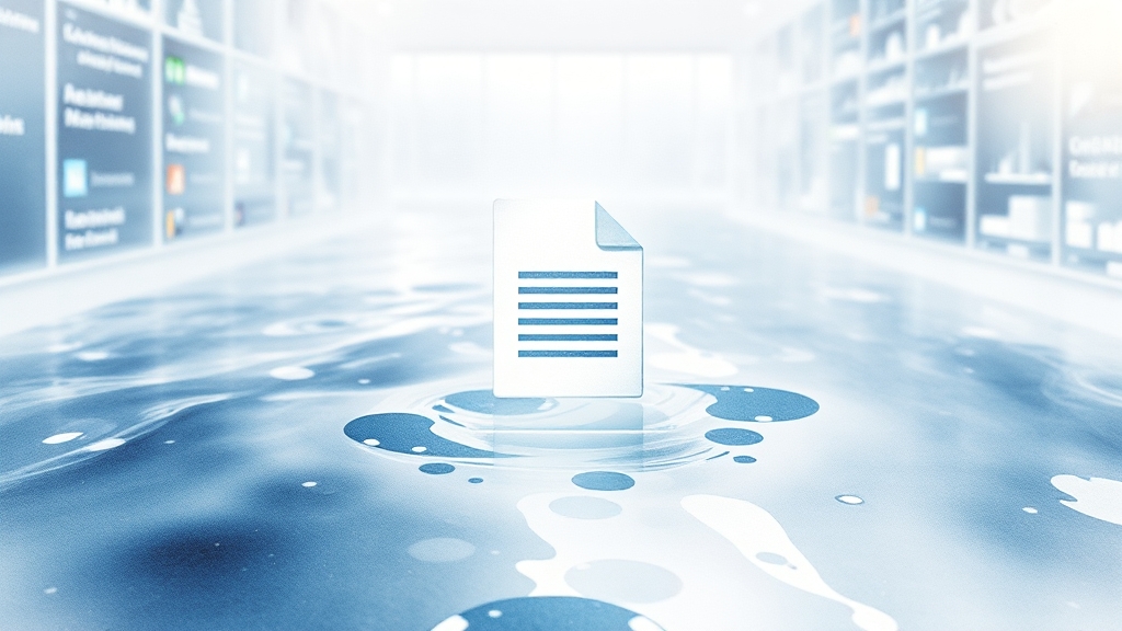 MS 오피스 라이선스 종류와 관리법 (watercolor 스타일)