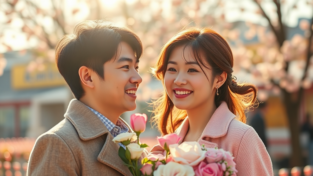 소개팅 비하인드 스토리 (realistic 스타일)