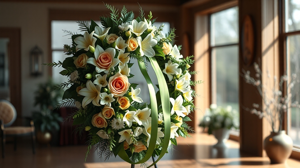 신뢰도 높은 꽃배달 업체 선택 (realistic 스타일)