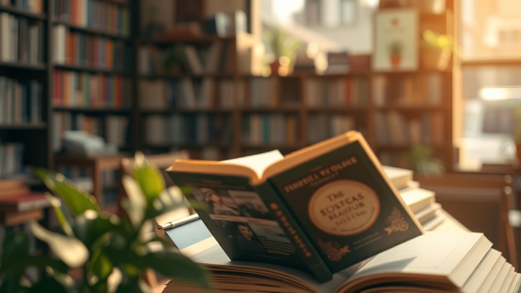 도서 및 서점 활용법 (realistic 스타일)