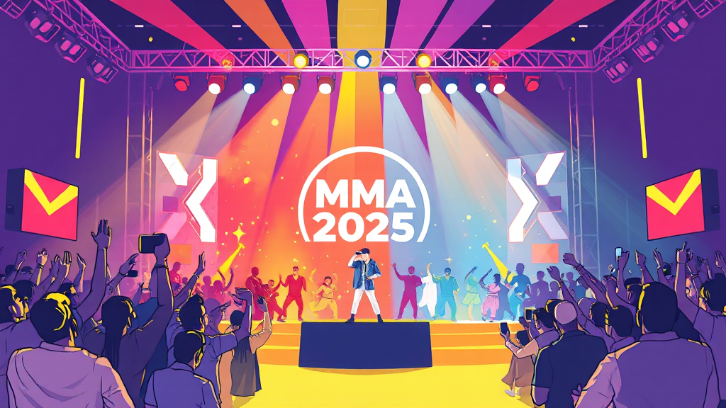 MMA 2025 공식 커뮤니티 (illustration 스타일)