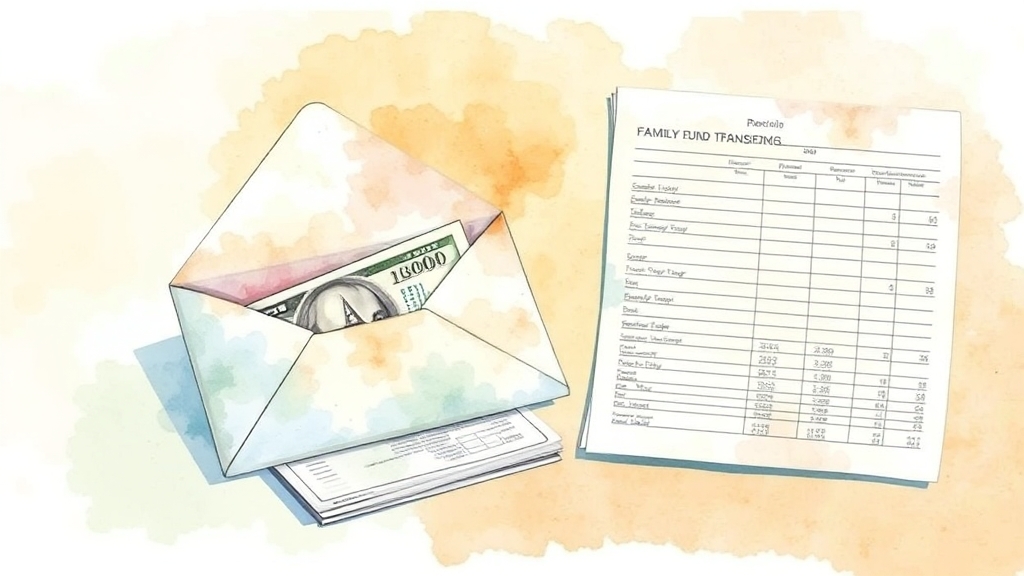 세무조사 대비, 자금 이동 전략 (watercolor 스타일)