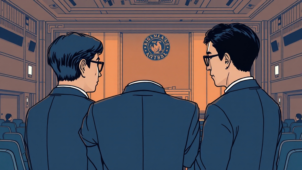 국정감사 & 정치권 동향 (illustration 스타일)