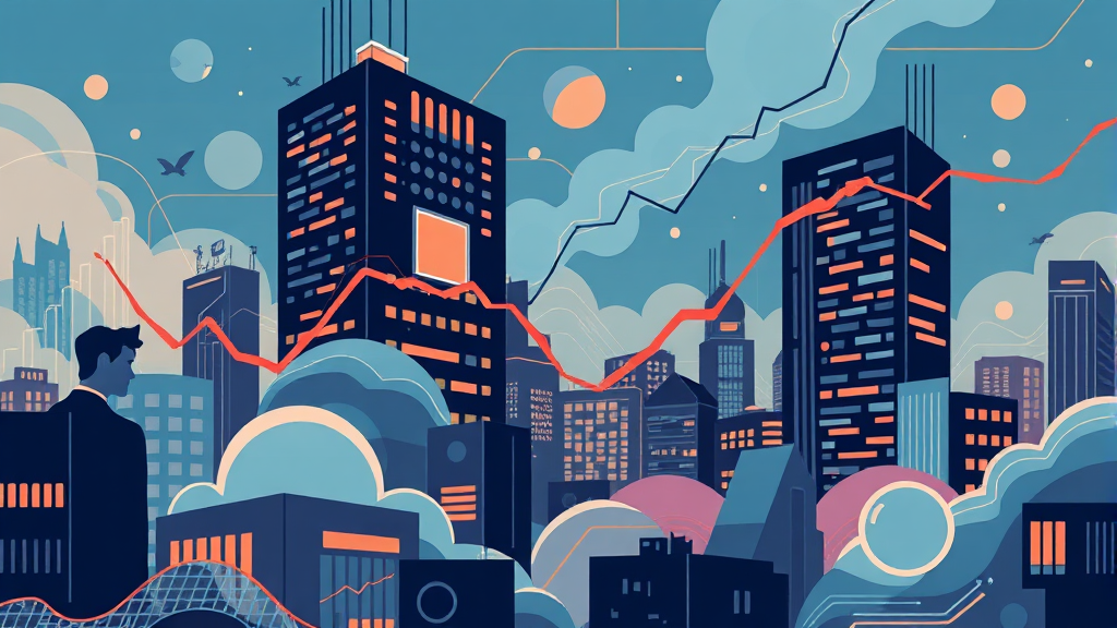 반도체 투자 관련 고려 사항 및 주의점 (illustration 스타일)