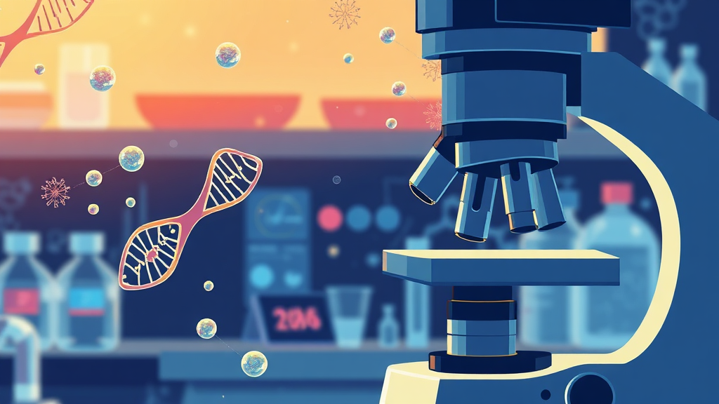 생화학 학습 전략 및 핵심 개념 (illustration 스타일)