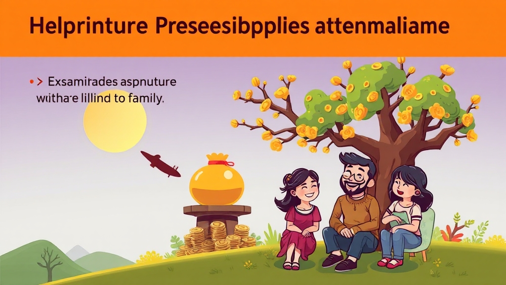 2024년 자녀 상속세 면제 한도 (cartoon 스타일)