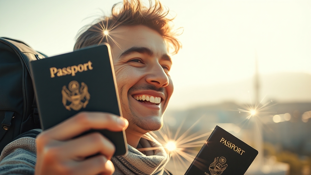 무비자 연장 조건 및 서류 (realistic 스타일)