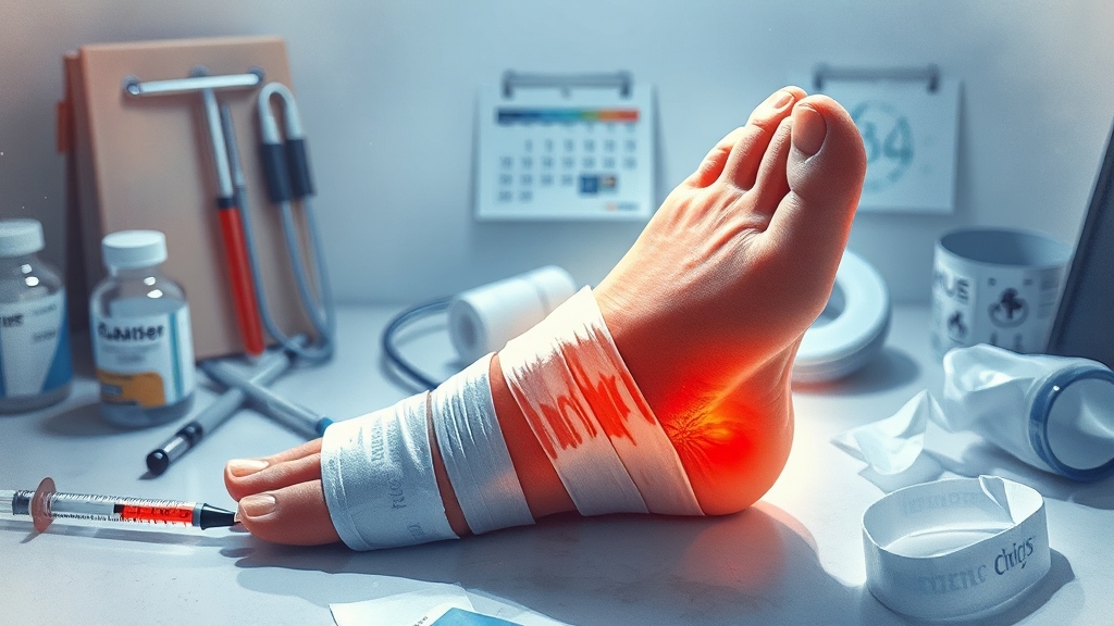 발바닥 파스, 부작용은 없을까? (watercolor 스타일)