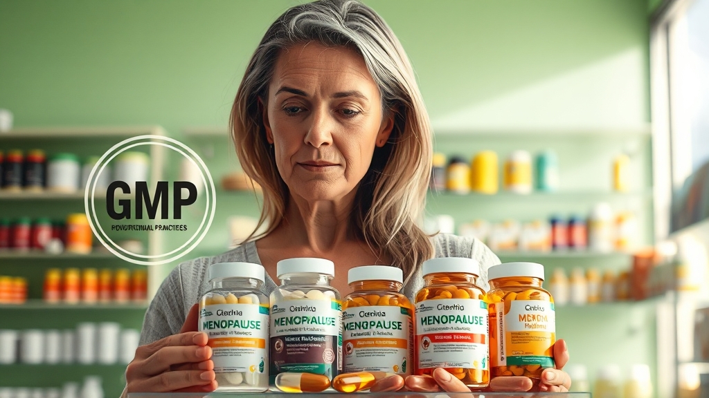 영양제 선택, 이것만은 꼭 확인! (realistic 스타일)