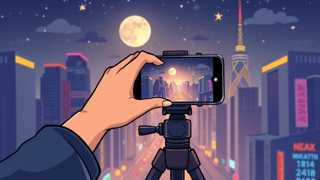 야간 및 저조도 촬영 노하우 (cartoon 스타일)