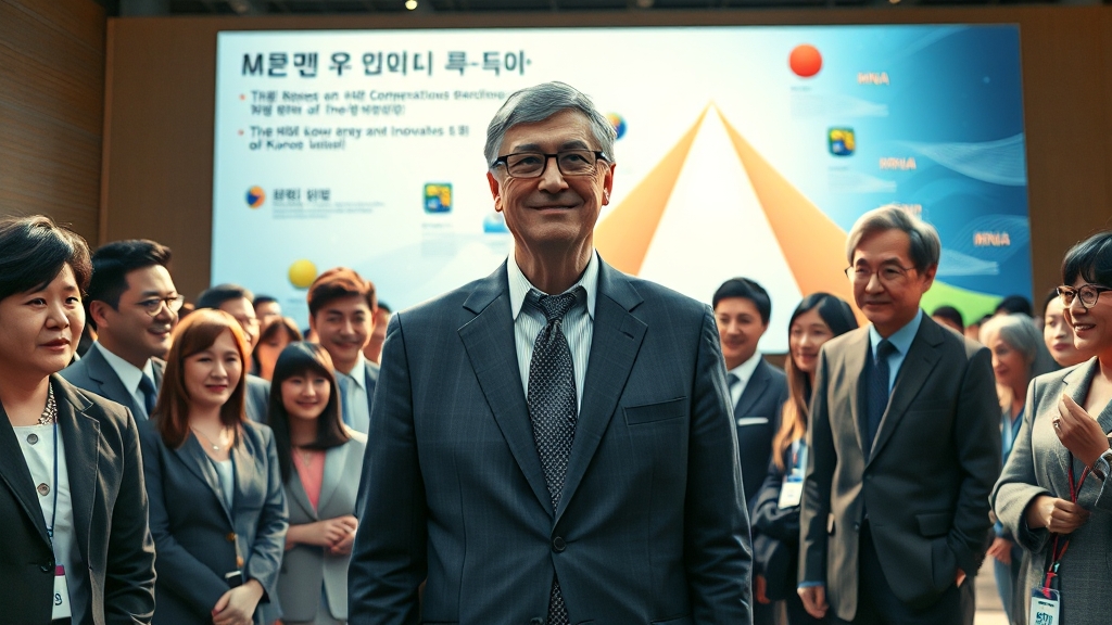 한국 바이오 산업, 미래는? (realistic 스타일)