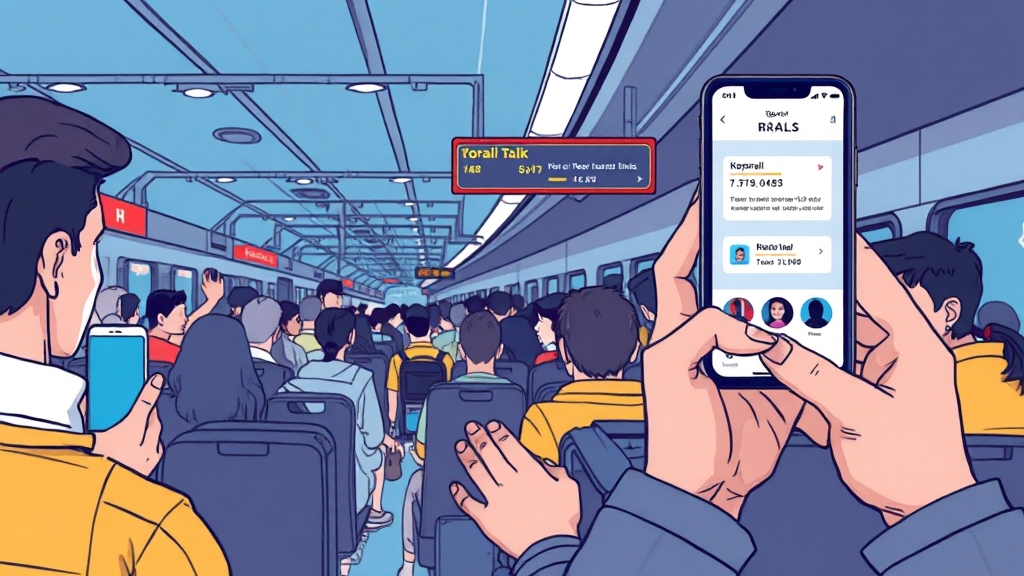 기차표 예매, 성공 꿀팁은 무엇일까요? (illustration 스타일)