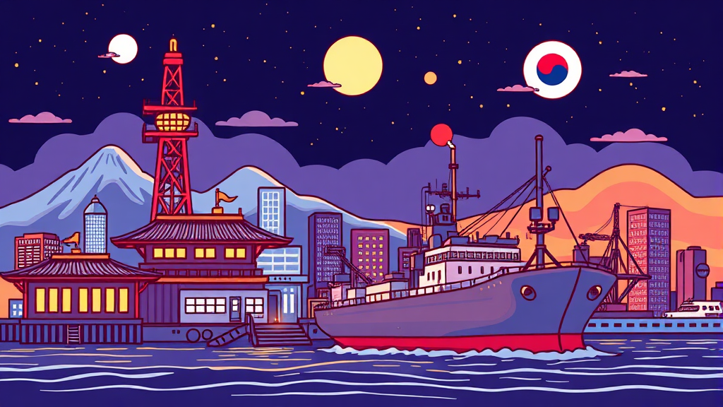 국가신용등급 ‘Aa2’ 유지: 무디스가 평가한 한국 경제의 강점 (cartoon 스타일)