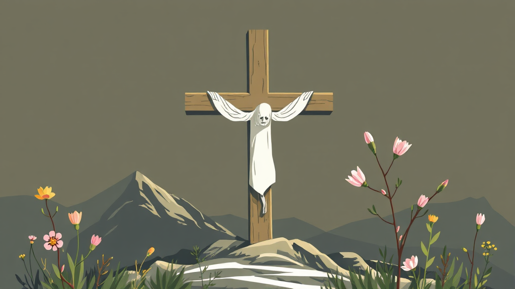 사순절의 깊은 의미와 기원 (illustration 스타일)