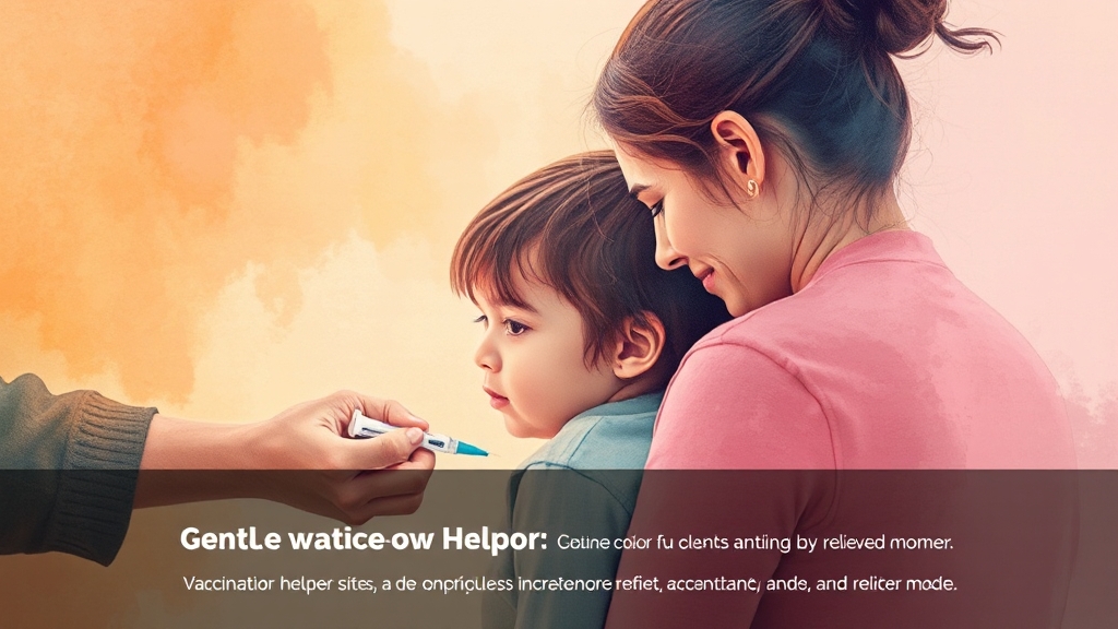 접종 장소 및 준비물 (watercolor 스타일)