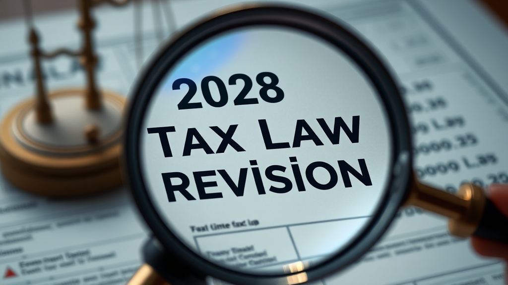 2026년 세법 개정안 주요 내용 (realistic 스타일)