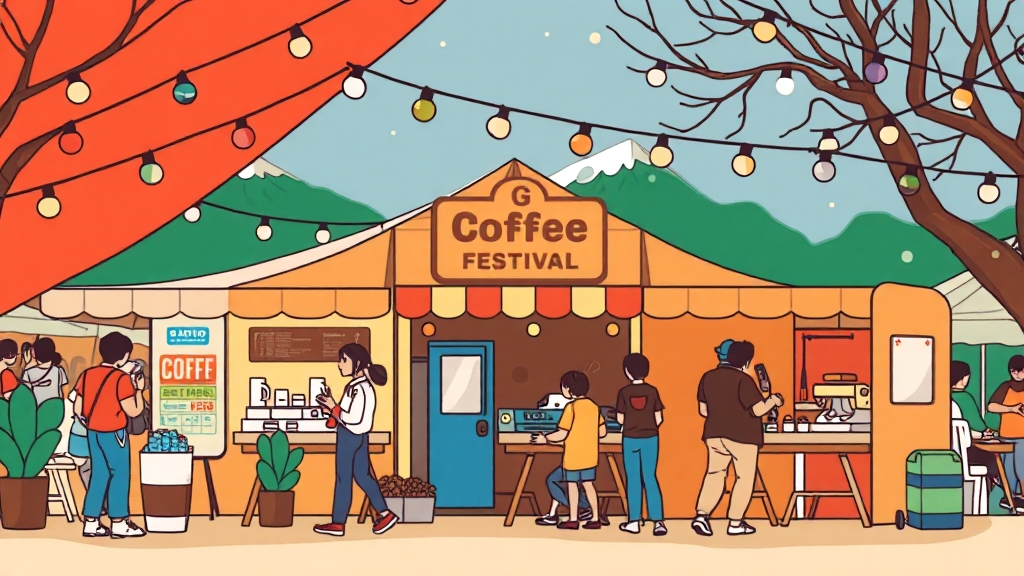 축제 즐기기 꿀팁 (cartoon 스타일)