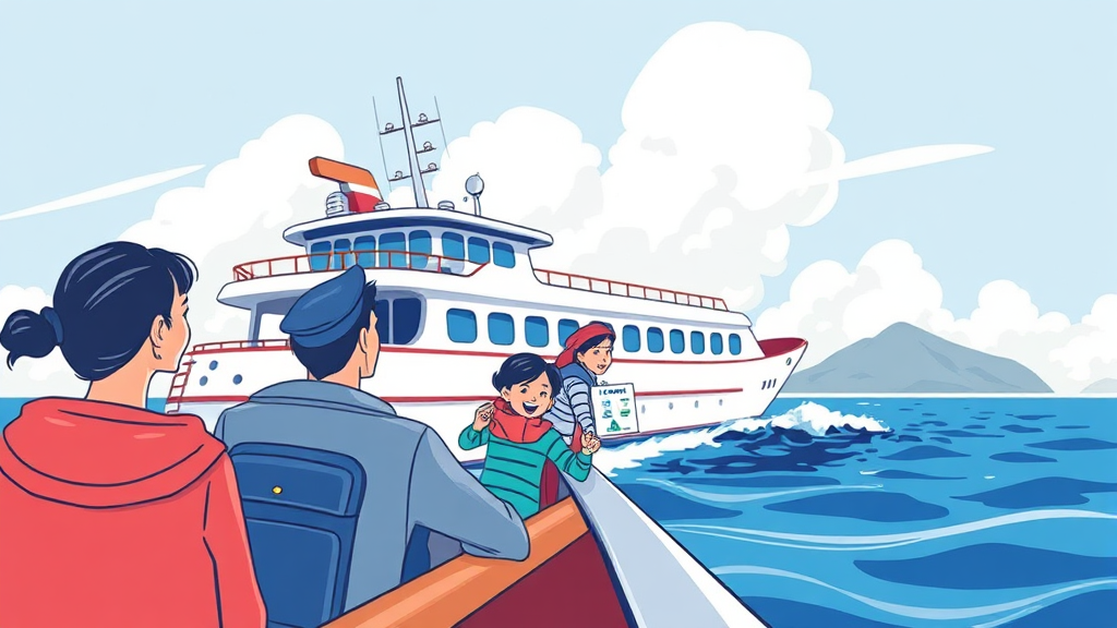 i-바다패스 이용 시 유의사항 (illustration 스타일)