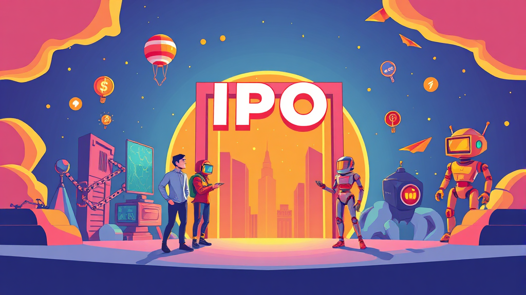 주목해야 할 3월 상장 예정 기업 분석 (cartoon 스타일)