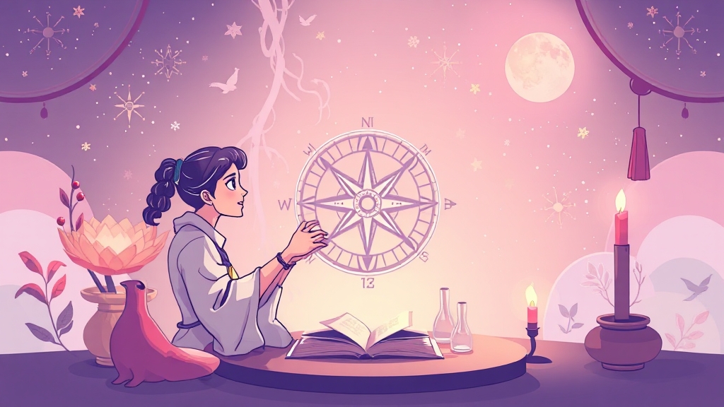 챗GPT 사주 풀이 (illustration 스타일)