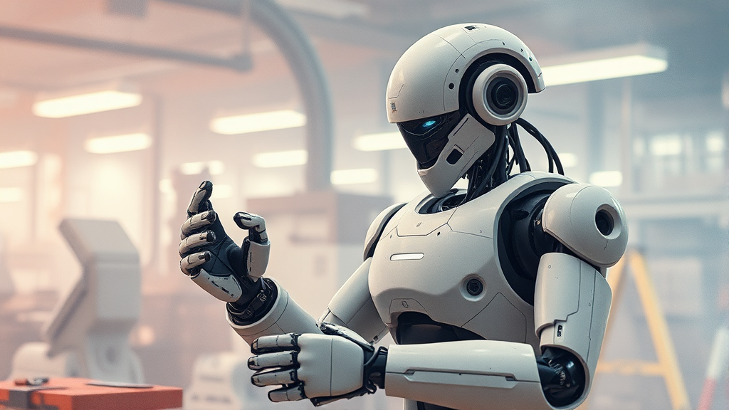 로봇 상용화 전망 및 투자 전략 (watercolor 스타일)