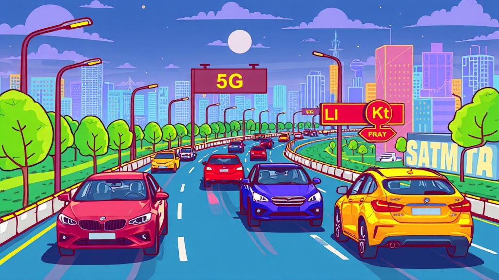 통합 요금제 종류 및 특징 비교 (cartoon 스타일)