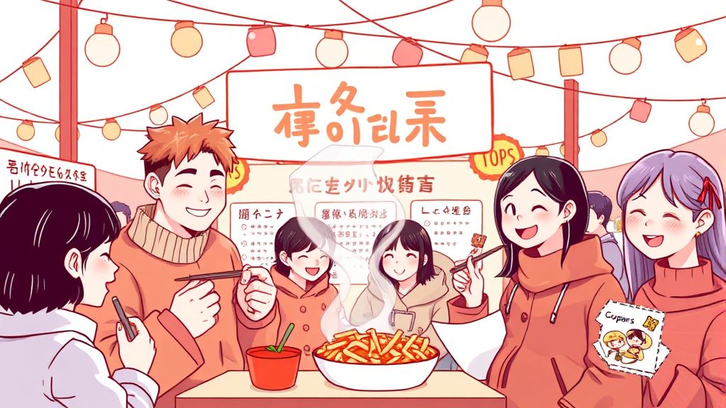 축제 편의 시설 & 이용 정보 (illustration 스타일)