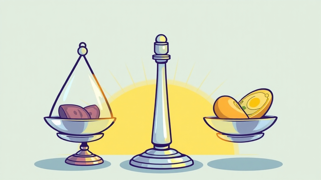 신용대출 시 주의사항, 부채 관리 & 신용 점수 유지 (cartoon 스타일)