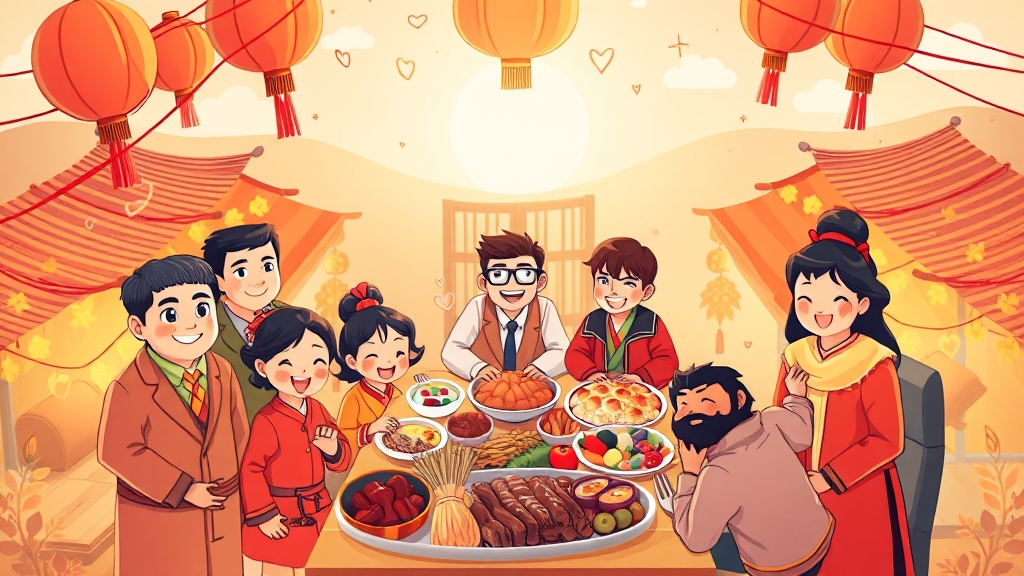 대상별 맞춤 추석 인사말 (가족, 직장, 지인) (cartoon 스타일)