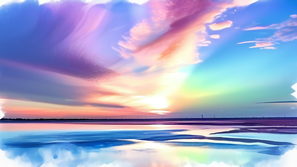 정부 및 지자체의 추가 지원 정책 (watercolor 스타일)