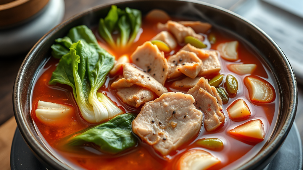 샤부샤부 재료 준비하기