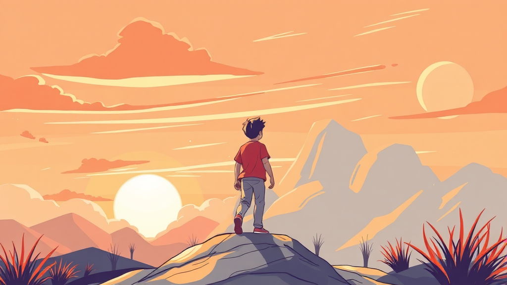 미래를 위한 투자: 청년근속지원금의 중요성 (illustration 스타일)