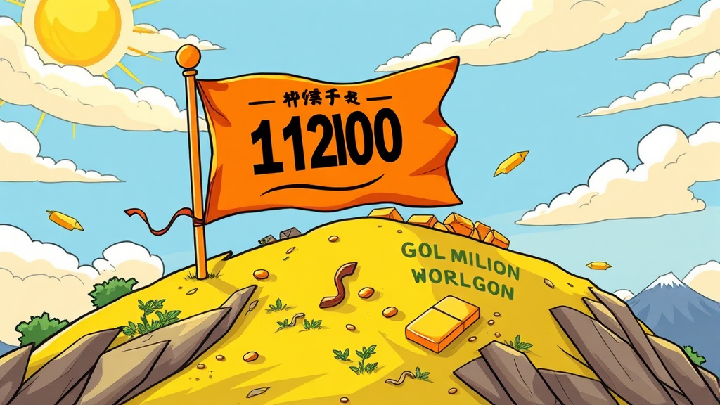 금값 100만원 시대, 현재 시세는? (cartoon 스타일)