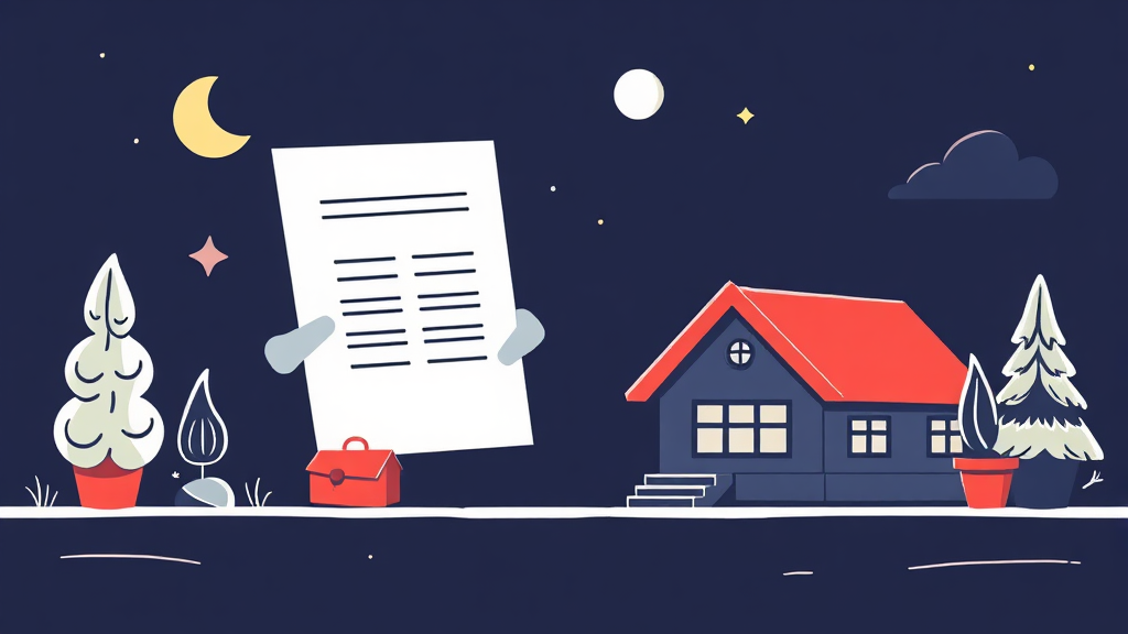 안전한 전세 계약을 위한 필수 체크리스트 (illustration 스타일)