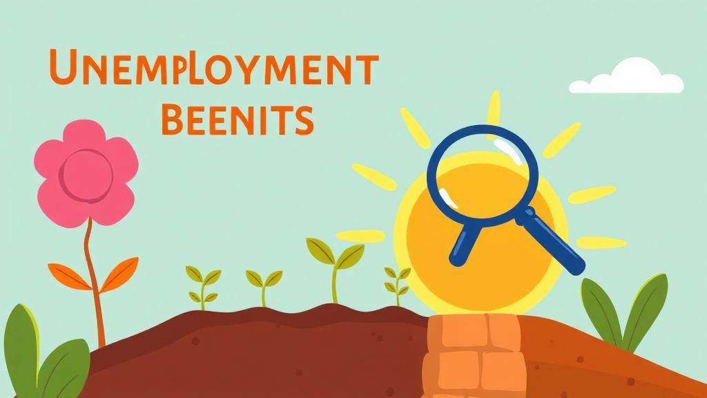 실업급여 수급 조건 (cartoon 스타일)