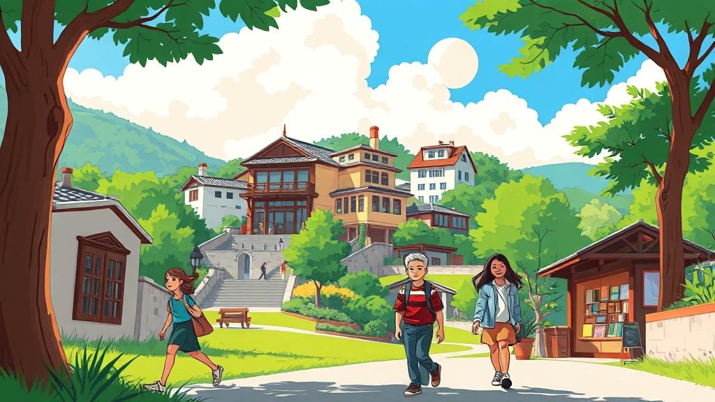 파주 헤이리: 예술에 퐁당! (cartoon 스타일)