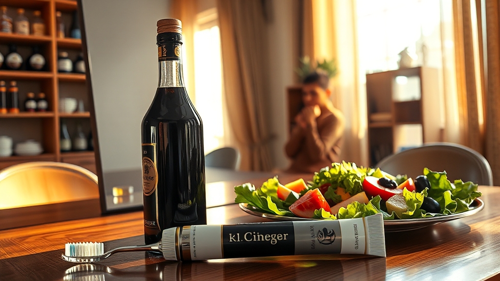 흑초, 섭취 시 주의사항은? (realistic 스타일)