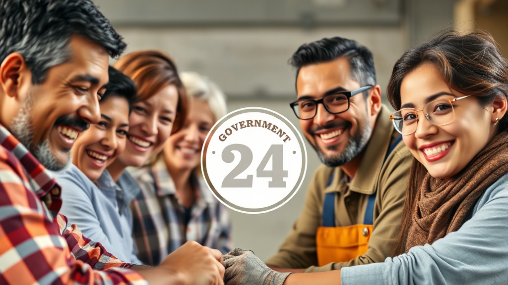 일자리 정책 신청 방법 및 자격 요건 (realistic 스타일)