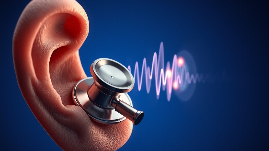 이명 진단 방법 상세 안내 (realistic 스타일)