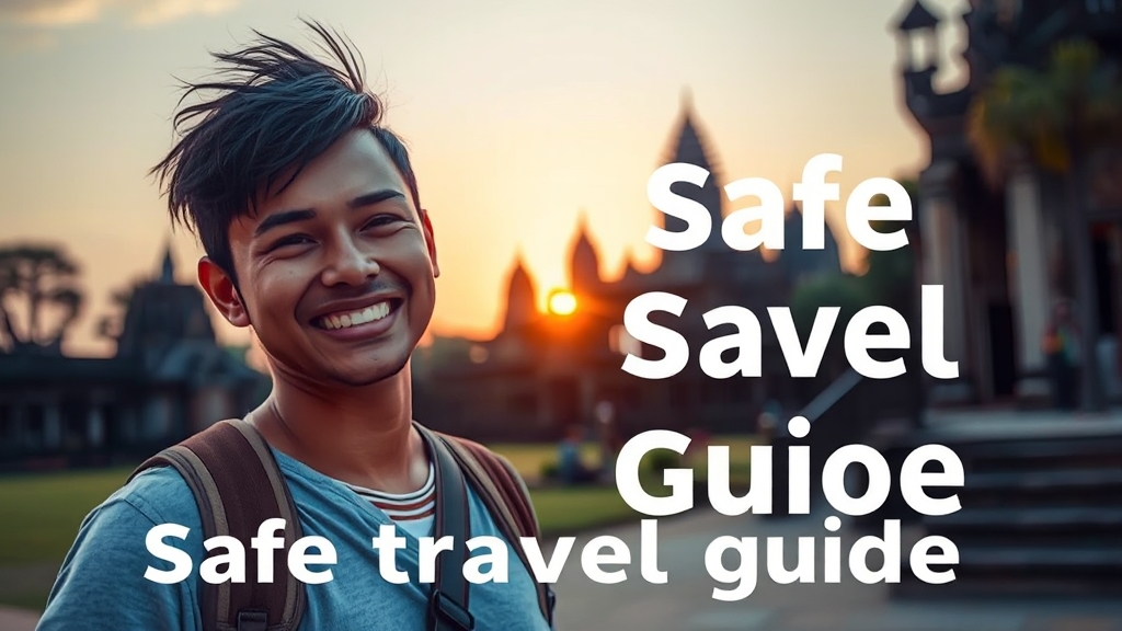 캄보디아 안전 여행을 위한 FAQ (realistic 스타일)