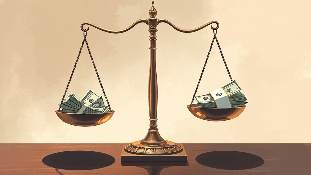 개인회생 장단점 비교 (illustration 스타일)