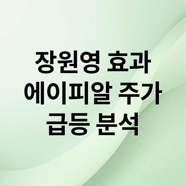 장원영 효과
에이피알 주가
급등 분석 (에이피알 주가 장원영)