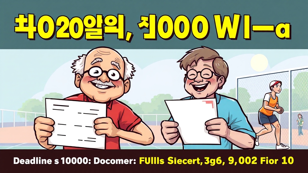 신청 기간 및 필요 서류는? (cartoon 스타일)