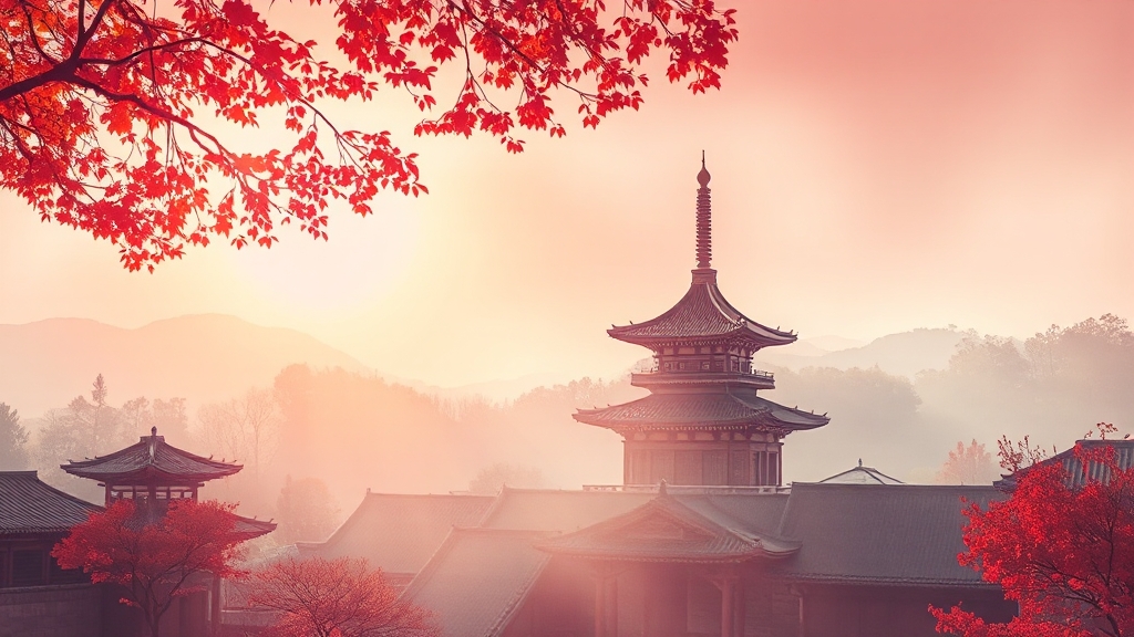 불국사, 어떤 곳일까? (watercolor 스타일)