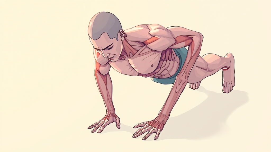 팔굽혀펴기 효과 (illustration 스타일)