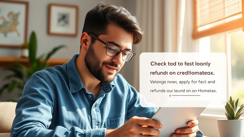 퇴사자 및 직접 신청자를 위한 환급금 조회 및 신청 가이드 (realistic 스타일)