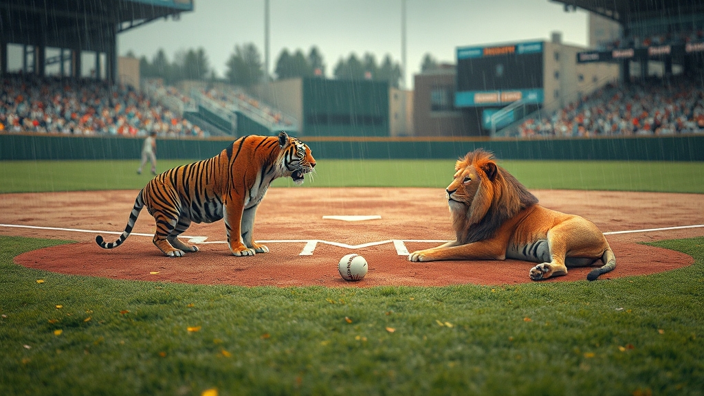 경기 취소 및 지연에 따른 변경 사항 (realistic 스타일)