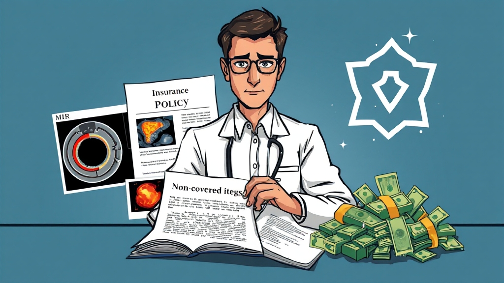 실비보험 청구 시 유의사항 (cartoon 스타일)