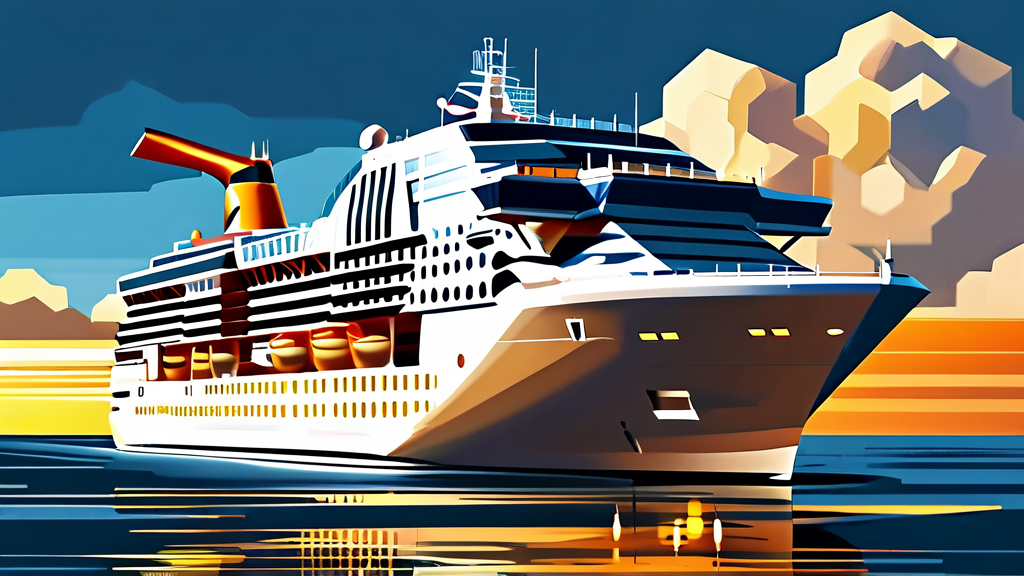 알찬 크루즈 여행을 위한 예약 정보 및 꿀팁 (illustration 스타일)